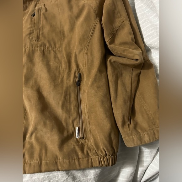 Weatherproof Mens Jacket Brown Full Zip Pockets Collar Lined XXL - Picture 3 of 12